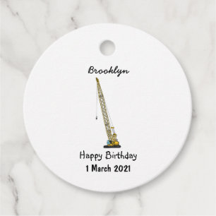 Étiquettes Cadeau Illustration de la pelle à dragons