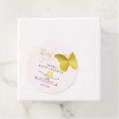 Étiquettes Cadeau Illustration De L'Aquarelle De Fille (En situation)