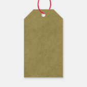 Étiquettes-cadeau Illustration Red Christmas Reindeer (Dos)