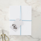 Étiquettes-cadeau illustrations de couleurs (Avec de laficelle)