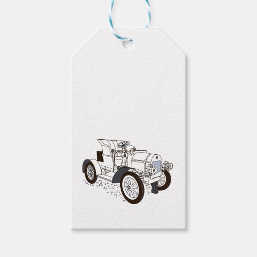 Étiquettes-cadeau illustrations de couleurs (Devant)