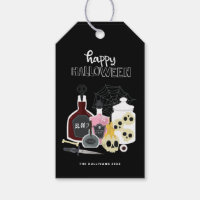 Illustrations de crânes et de potions Halloween he