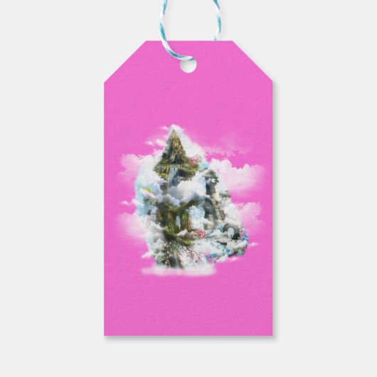 Étiquettes-cadeau Imaginaire Autres mondes dans les nuages (Dos)