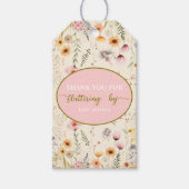 Étiquettes-cadeau Imaginaire Fairy Fleur sauvage Merci (Devant)