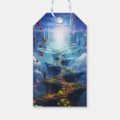 Étiquettes-cadeau Imaginaire royaumes de paysages magiques (Dos)