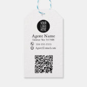 Étiquettes-cadeau immobilier Dernières références (Dos)