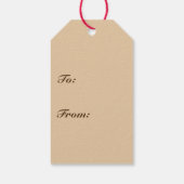 Étiquettes-cadeau Impression atomique moderne du milieu du siècle -  (Dos)