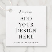 Étiquettes Cadeau Impression de balise de hachage personnalisée 2x2" (Devant)