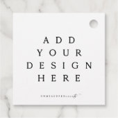 Étiquettes Cadeau Impression d'étiquette carrée/ronde (Dos)