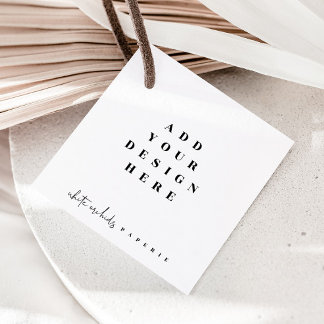 Étiquettes Cadeau Impression d'étiquettes carrées 2x2"