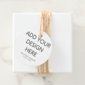 Étiquettes Cadeau Impression d'étiquettes de cercle 2x2" (En situation)