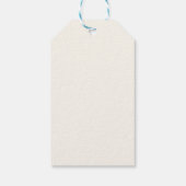 Étiquettes-cadeau Impression florale jacobéenne (Dos)