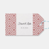 Étiquettes-cadeau Impression Tatreez Palestinienne Personnalisée en  (Devant (Horizontal))