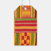 Étiquettes-cadeau Imprimé africain (Dos)