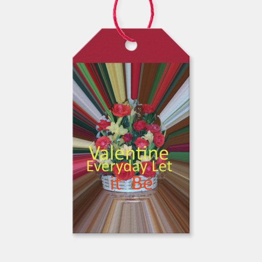 Étiquettes-cadeau Imprimer Saint-Valentin (Devant)