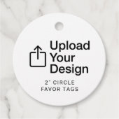 Étiquettes Cadeau Imprimez votre conception de balise de 2 pouces Ce (Devant)