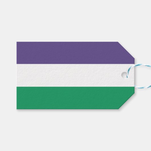 Étiquettes-cadeau Indicateur Suffragette (Devant (Horizontal))