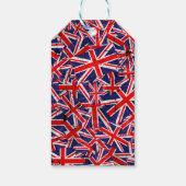 Étiquettes-cadeau Indicateur Union Jack | Drapeau britannique | Drap (Dos)