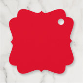 Étiquettes Cadeau Indonesi Shadow Puppet Hohoho Design sur toile rou (Dos)