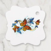 Étiquettes Cadeau Infinity of Monarch Butterflies (Dos)