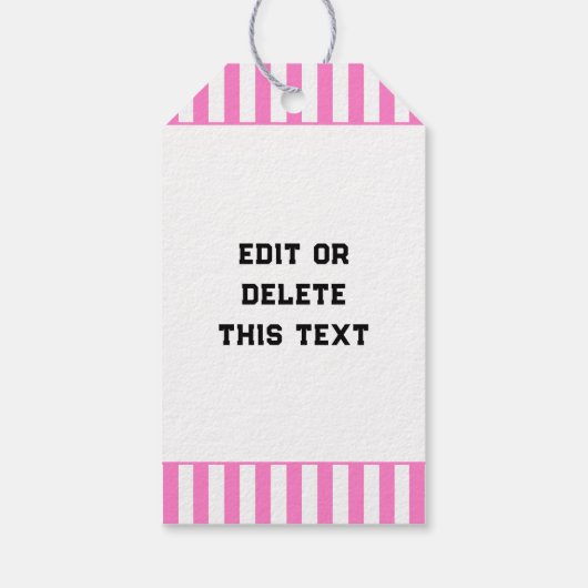 Étiquettes-cadeau Infirmière (Dos)