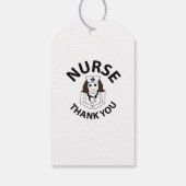 Étiquettes-cadeau Infirmière Merci (Dos)