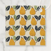 Étiquettes Cadeau Initiales Élégantes Vert Olive (Dos)
