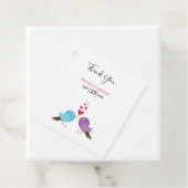 Étiquettes Cadeau Inséparables & Coeurs Mariage Cadeau (En situation)