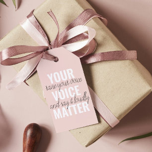 Étiquettes-cadeau Inspirer votre vocabulaire Motivation Citation