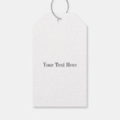 Étiquettes-cadeau Instrument de musique monogramme personnalisé (Dos)