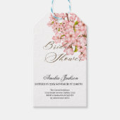 Étiquettes-cadeau Invitation de Fête de Mariage Délice de Fleurs de  (Devant)