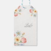 Étiquettes-cadeau Invitation Fleur Douce (Dos)