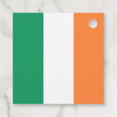 Étiquettes Cadeau Irlande National Flag, standard irlandais, bannièr (Dos)