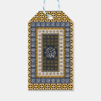 Étiquettes-cadeau Islamic Wall Art Allah Names Calligraphy Geometric