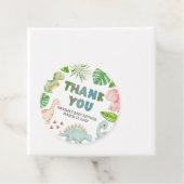 Étiquettes Cadeau It's a Boy Dinosaur Baby Shower  (En situation)