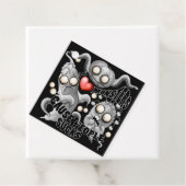 Étiquettes Cadeau J'aime les monstres parce que les gens aiment les (En situation)