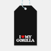 ÉTIQUETTES-CADEAU J'AIME MA GORILLA (Devant)
