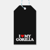 ÉTIQUETTES-CADEAU J'AIME MA GORILLA (Dos)