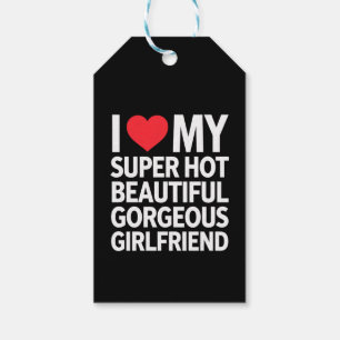 Étiquettes-cadeau J'aime ma super belle, magnifique et super sexy pe