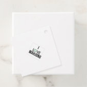 Étiquettes Cadeau J'aime Mahjong (En situation)