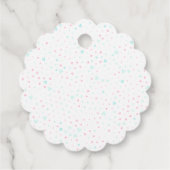 Étiquettes Cadeau J'Aime Mes Filles (Dos)