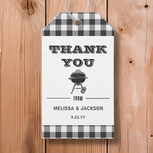 Étiquettes-cadeau Jardin BBQ Baby shower Merci Favoriser