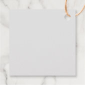 Étiquettes Cadeau Jardin de citron moderne | Merci gris (Dos)