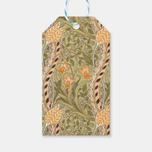 Étiquettes-cadeau Jardin de jonquilles William Morris Fleur Classiqu