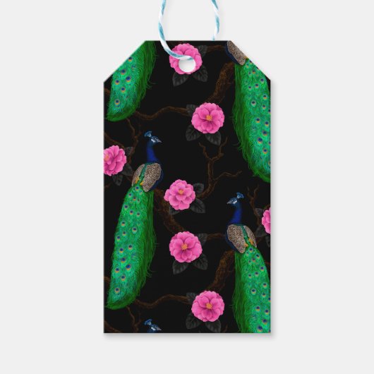 Étiquettes-cadeau Jardin de nuit (Devant)