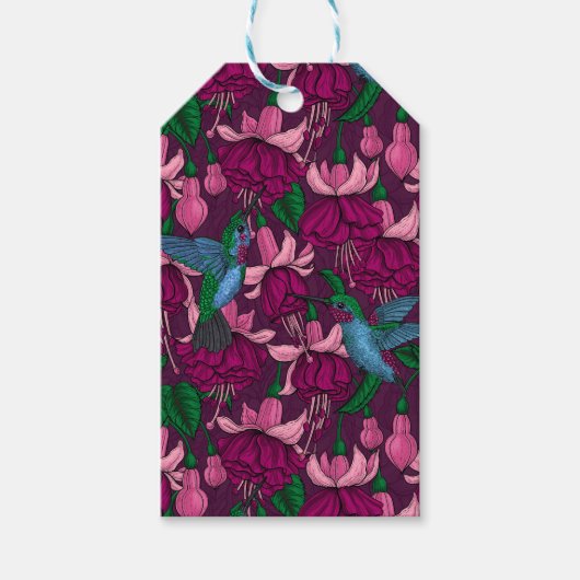 Étiquettes-cadeau Jardin des colibris (Devant)