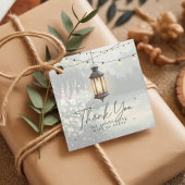 Étiquettes Cadeau Jardin enchanté Merci rose ID1163