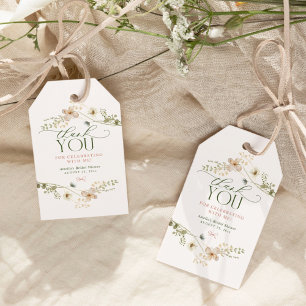 Étiquettes-cadeau Jardin Fantaisiste de Conte de Fées & Nœuds pour R