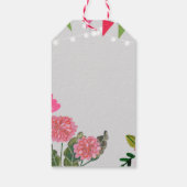 Étiquettes-cadeau Jardin fête anniversaire (Dos)