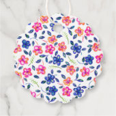 Étiquettes Cadeau Jardin fleuri (Dos)